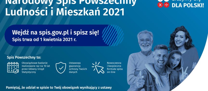 Narodowy Powszechny Spis Ludności i Mieszkań 2021 - informacje